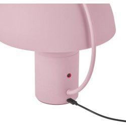 Tischlampe Hedda Rosa Aluminium/Eisen 15 cm 17 cm - Farbe: hellrosa - LED - Lichtfarbe: Warmweiss - Tischlampe- LED Energiesparlampe