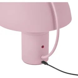 Tischlampe Hedda Rosa Aluminium/Eisen 15 cm 17 cm - Farbe: hellrosa - LED - Lichtfarbe: Warmweiss - Tischlampe- LED Energiesparlampe