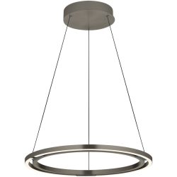 Pendellampe Ringo Bronze Aluminium/Eisen 62 cm - LED - Lichtfarbe: Warmweiss - Kaltes Tagesweiss - Pendellampe- LED Energiesparlampe