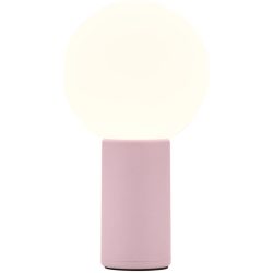 Tischlampe Tiny Rosa Aluminium/Eisen 10 cm 18 cm - Farbe: hellrosa - LED - Lichtfarbe: Warmweiss - Tischlampe- LED Energiesparlampe