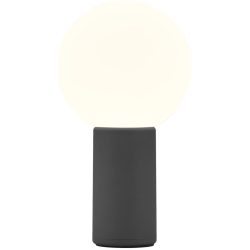 Tischlampe Tiny Schwarz Aluminium/Eisen 10 cm 18 cm - LED - Lichtfarbe: Warmweiss - Tischlampe- LED Energiesparlampe