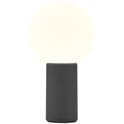 Tischlampe Tiny Schwarz Aluminium/Eisen 10 cm 18 cm - LED - Lichtfarbe: Warmweiss - Tischlampe- LED Energiesparlampe