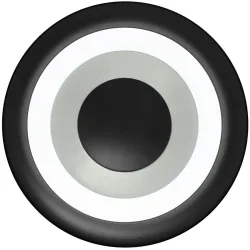 Deckenlampe Speaker Silber Aluminium/Eisen 40 cm - Farbe: Aluminium eloxiert - LED - Lichtfarbe: Extra warmweiss - Helles Neutralweiss - Deckenlampe-