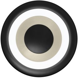Deckenlampe Speaker Beige Aluminium/Eisen 40 cm - Farbe: sand - LED - Lichtfarbe: Extra warmweiss - Helles Neutralweiss - Deckenlampe- LED