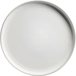 Teller-Set 4-teilig Weiss Steinzeug - Teller-Set