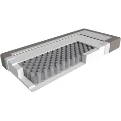 Matratze CircleRevo med 90x200 - Farbe: Weiss - Material: Schaumstoff - Matratze