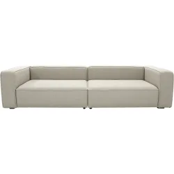 Sofa Hedda Beige Polyester 190 cm 155 cm - Farbe: natur - Sofa