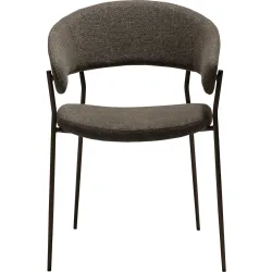 Armlehnstuhl 2er-Set Reboot Braun Polyester 57.5 cm - Farbe: Brown - Armlehnstuhl 2er-Set