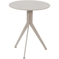 Spinder Design Beistelltisch Hesta Braun Stahl 38 cm - Farbe: taupe - Beistelltisch