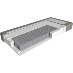 Matratze Circle Loop med. 90x200 - Farbe: Weiss - Material: Schaumstoff - Matratze