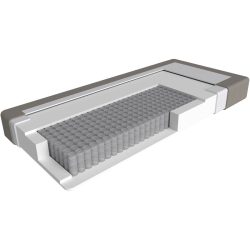 Matratze Circle Loop forte 100x200 - Farbe: Weiss - Material: Schaumstoff - Matratze