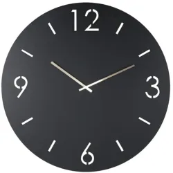 Spinder Design Uhr Hesta Schwarz Stahl 60 cm - Uhr