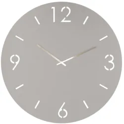 Spinder Design Uhr Hesta Braun Stahl 60 cm - Farbe: taupe - Uhr