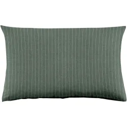 Kissenbezug Emma 50x70cm cilantro - Farbe: dunkelgrün - Material: 100% Baumwoll-Flanell, Heather Melange Optik - Kissenbezug