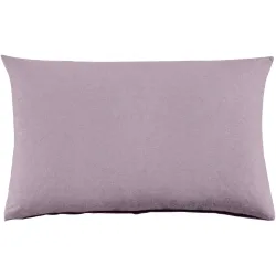 Kissenbezug Emma 65x100cm iris - Farbe: Rosa - Material: 100% Baumwoll-Flanell, Heather Melange Optik - Kissenbezug