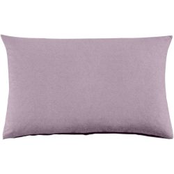 Kissenbezug Emma 65x100cm iris - Farbe: Rosa - Material: 100% Baumwoll-Flanell, Heather Melange Optik - Kissenbezug