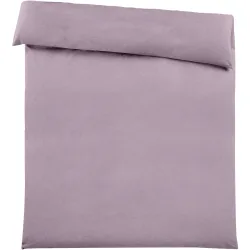 Duvetbezug Emma 160x210cm iris - Farbe: Rosa - Material: 100% Baumwoll-Flanell, Heather Melange Optik - Duvetbezug