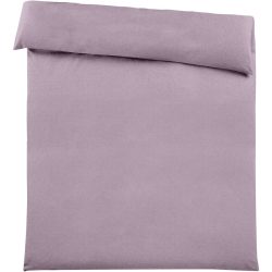 Duvetbezug Emma 160x210cm iris - Farbe: Rosa - Material: 100% Baumwoll-Flanell, Heather Melange Optik - Duvetbezug