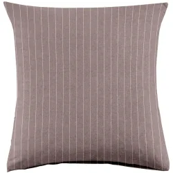 Kissenbezug Emma 65x65cm brown - Farbe: Braun - Material: 100% Baumwoll-Flanell, Heather Melange Optik - Kissenbezug
