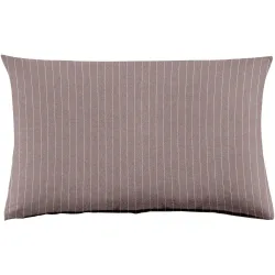 Kissenbezug Emma 65x100cm brown - Farbe: Braun - Material: 100% Baumwoll-Flanell, Heather Melange Optik - Kissenbezug