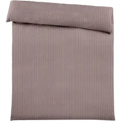Duvetbezug Emma 200x210cm brown - Farbe: Braun - Material: 100% Baumwoll-Flanell, Heather Melange Optik - Duvetbezug