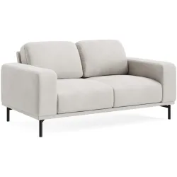 Sofa Maja Weiss Stoff 171 cm 99 cm - Farbe: YAGER - 2 white - Möbel Konfigurator: Traummöbel individuell zusammenstellen - Sofa
