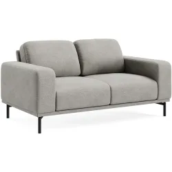 Sofa Maja Grau Stoff 171 cm 99 cm - Farbe: YAGER - 3 grey - Möbel Konfigurator: Traummöbel individuell zusammenstellen - Sofa