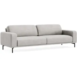 Sofa Maja Grau Stoff 237 cm 99 cm - Farbe: MOVIE - 3/3 warm grey - Möbel Konfigurator: Traummöbel individuell zusammenstellen - Sofa