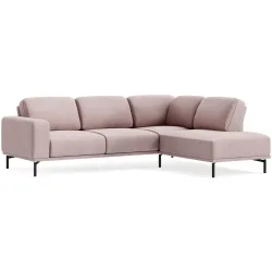 Ecksofa Maja Rot Stoff 249 cm 207 cm - Farbe: BROOKLYN - 19 lilly - Möbel Konfigurator: Traummöbel individuell zusammenstellen - Ecksofa