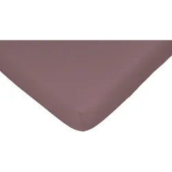 Nobilium Fixleintuch Nela mauve 090 x 200cm - Material: 95% Baumwolle 5% Elasthan - Fixleintuch