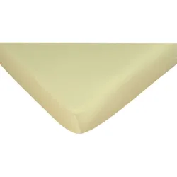 Nobilium Fixleintuch Nela lemonade 180 x 200cm - Material: 95% Baumwolle 5% Elasthan - Fixleintuch