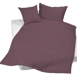 Night Fashion Duvetbezug Edi plum 240 x 240cm - Duvetbezug