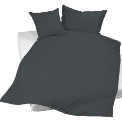 Night Fashion Duvetbezug Edi anthrazit 240 x 240cm - Duvetbezug