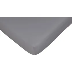 Nobilium Fixleintuch Nela grau 180 x 200cm - Material: 95% Baumwolle 5% Elasthan - Fixleintuch