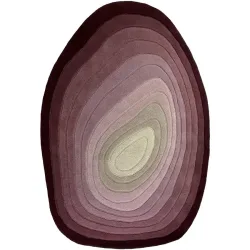 Teppich Palvina Magenta Wolle B 200 T 290 cm - Farbe: rot - Material: 100% WOLLE