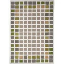 Teppich Renalia Grün Wolle B 200 T 290 cm - Material: 100% WOLLE