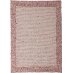 Teppich Renvia Lila Wolle/Polyester B 120 T 170 cm - Farbe: MAULBEERE
