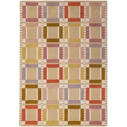 Teppich Quenara Mehrfarbig Wolle B 200 T 290 cm - Farbe: PASTELL - Material: 100% WOLLE - Teppich