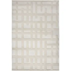 Teppich Elko Beige Polyester B 133 T 190 cm - Farbe: creme - Material: 100% POLYESTER - Teppich