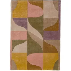 Teppich Iria Mehrfarbig Viskose B 140 T 200 cm - Material: 100% Viskose