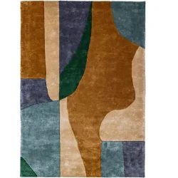 Teppich Palora Mehrfarbig Viskose B 140 T 200 cm - Material: 100% Viskose
