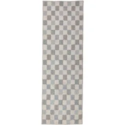 Teppich Madelin Blau Baumwolle/Polyester B 80 T 230 cm - Material: 80% BAUMWOLLE 20% POLYESTER - Teppich
