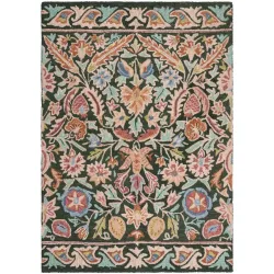 Teppich Alera Grün Wolle B 200 T 290 cm - Material: 100% WOLLE - Teppich