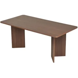 Esstisch Georis Braun Holz B 180 cm - Farbe: Milano Nussbaum - Material: Holzwerkstoff