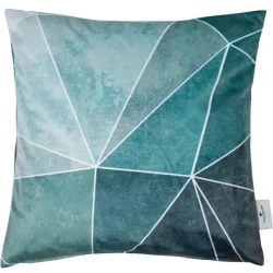 Tom Tailor - Graphic Aquarell Kissenbezug, 40 x 40 cm, Aquamarine