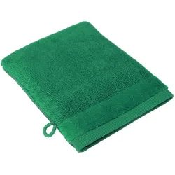 Living Home - Softfeel Waschhandschuh, 15 x 21 cm, Ozeangrün