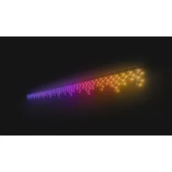 Philips Hue Festavia Eiszapfen-Lichterkette 8.5m, 250 LED - Farbe: transparent - LED - Material: PVC- LED Energiesparlampe