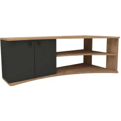 TV-Möbel Georis Kiefer/Anthrazit Holzwerkstoff B 135 cm