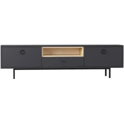 TV-Möbel Georis Anthrazit Holzwerkstoff B 180 cm