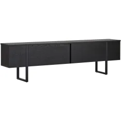 TV-Möbel Georis Schwarz Holzwerkstoff B 180 cm